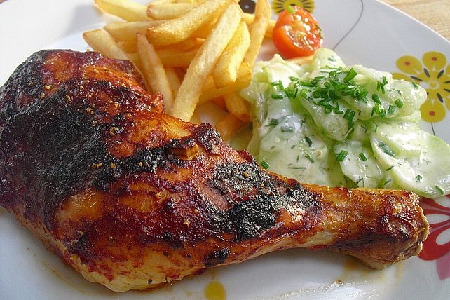 Chili-Hähnchenkeulen| Chefkoch