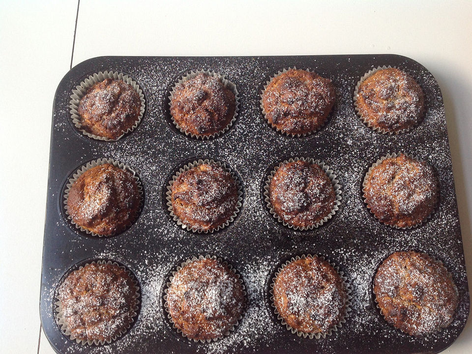 Vegane Apfel-Bananen-Muffins von connys_kuechlein | Chefkoch