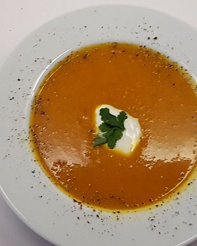 Immutox Karotten-Ingwer-Suppe