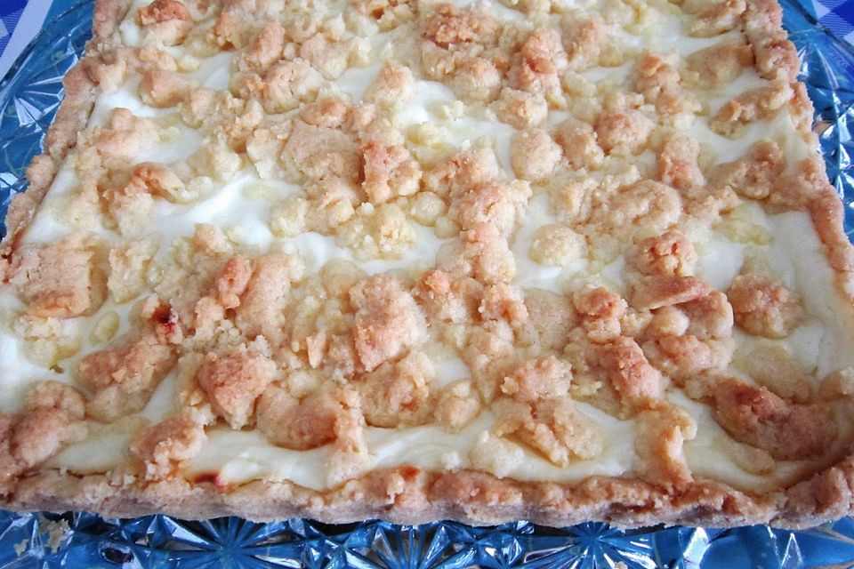 Quark-Streusel-Kuchen