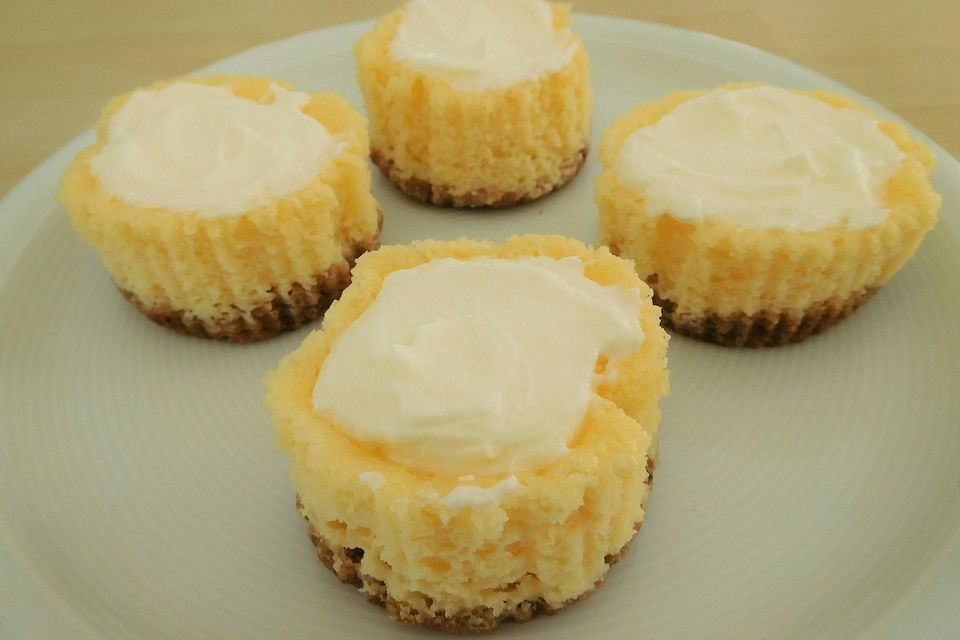 Cheesecake-Cupcakes mit Schmandfrosting