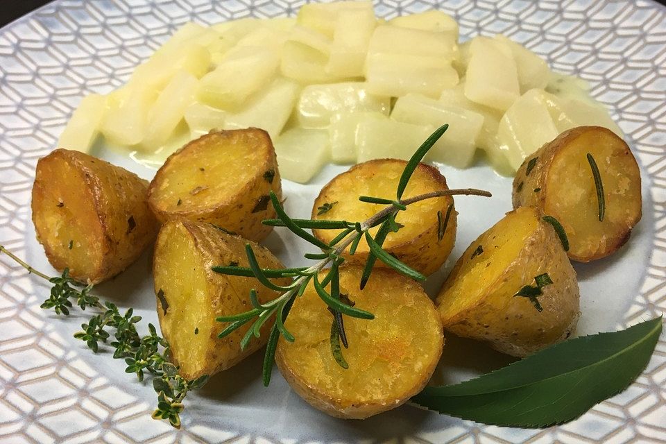 Junge Kartoffeln mit Kräutern à la Gabi