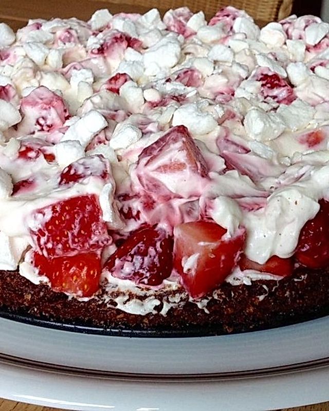 Erdbeer-Schoko-Kuchen