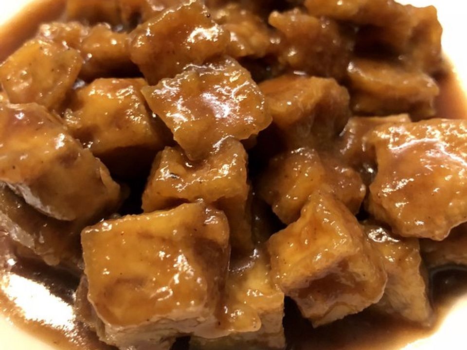 Gebackener Tofu in Erdnussmarinade von theresnobird| Chefkoch