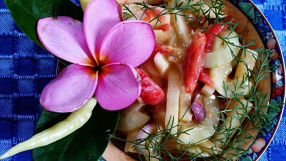 Gemischter Tomatensalat mit Gurken und Birnen nach &amp;quot;I Made&amp;quot; von dieter ...