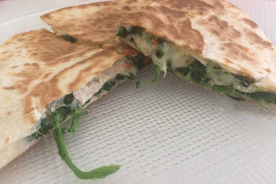 Spinat-Quesadillas