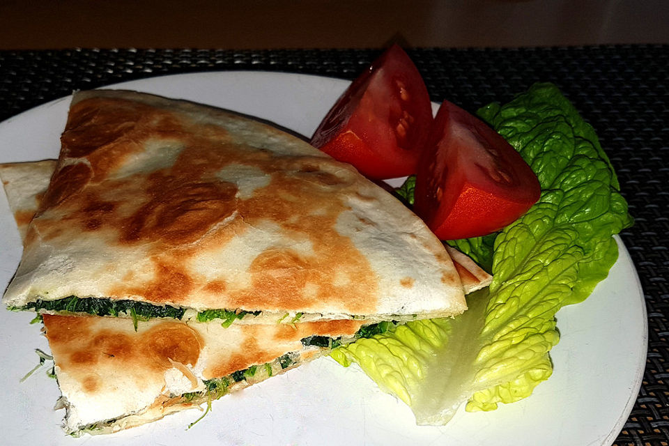 Spinat-Quesadillas