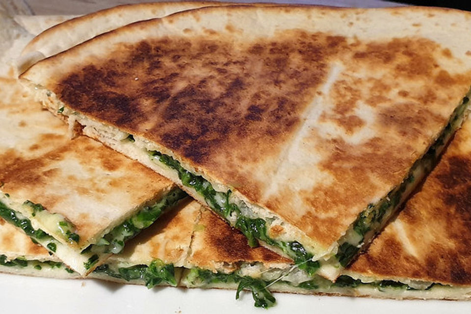 Spinat-Quesadillas