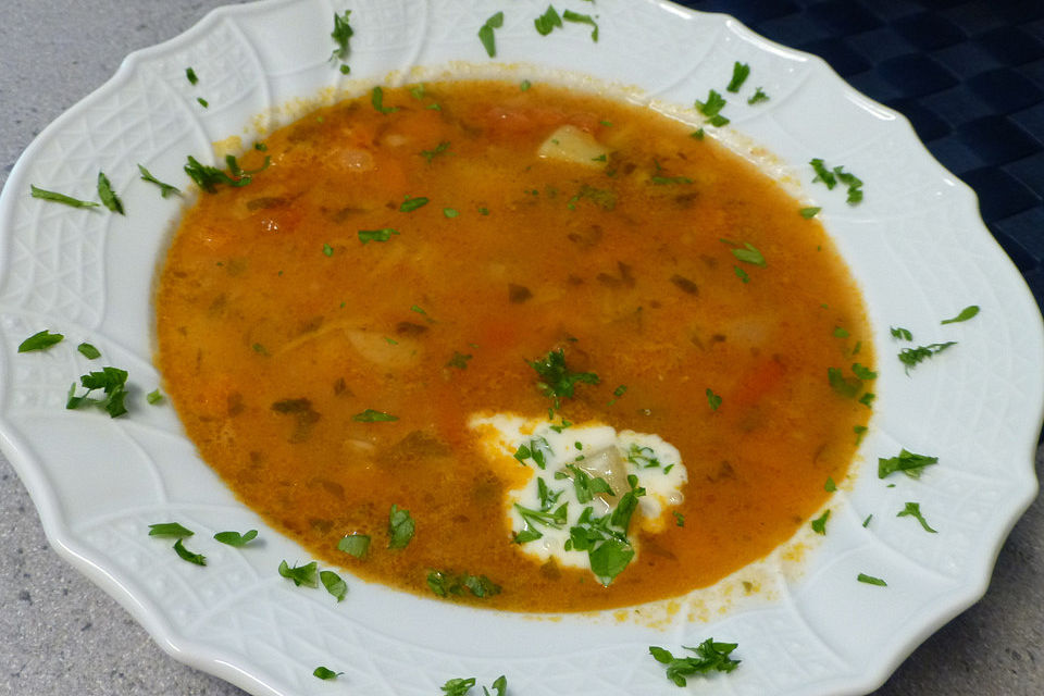 Toskanische Kartoffelsuppe