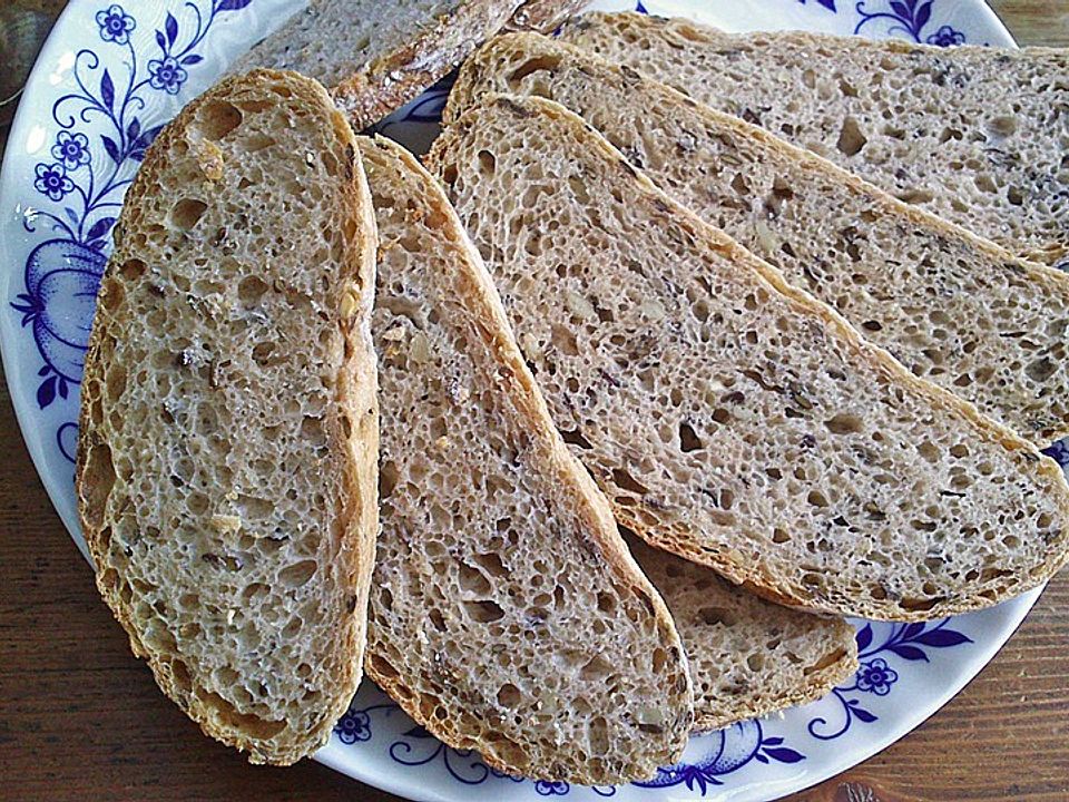 Dinkel - Leinsamen - Brot (Sauerteig) von Jerry123| Chefkoch