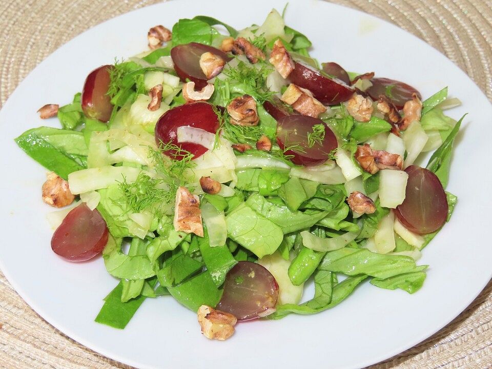 Fenchel-Trauben-Salat mit Orangendressing von Schleckerbär| Chefkoch