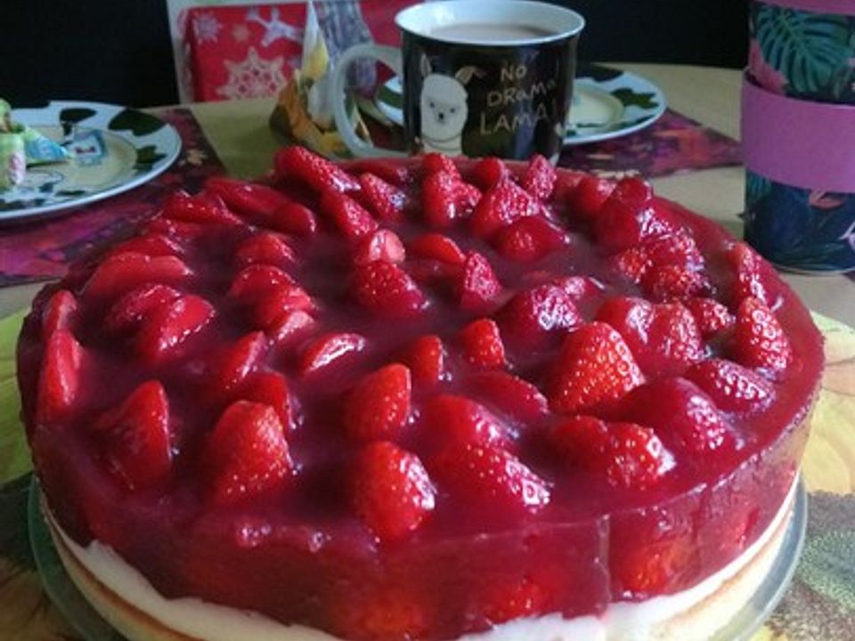 Erdbeer-Pudding-Torte von Anna-LenasSpezialitäten| Chefkoch