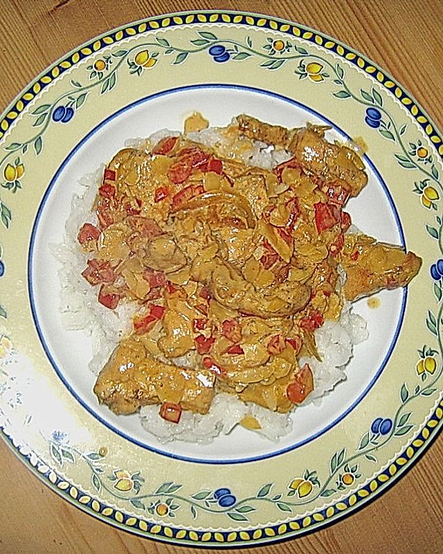 Chinesische Curry - Reispfanne