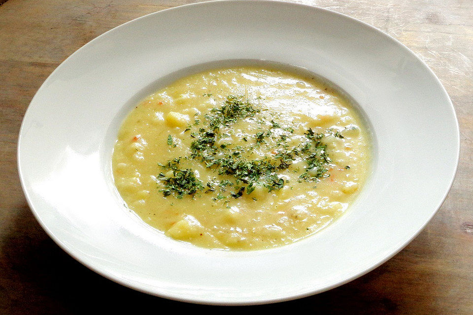 Blumenkohl-Kartoffel-Suppe