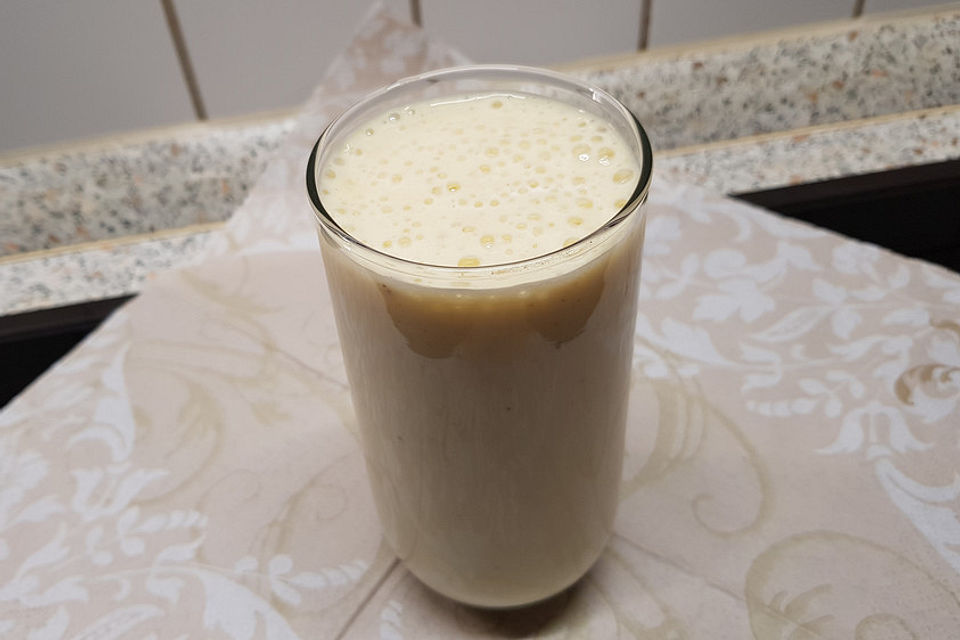 Veganer Vanille-Eiweißshake