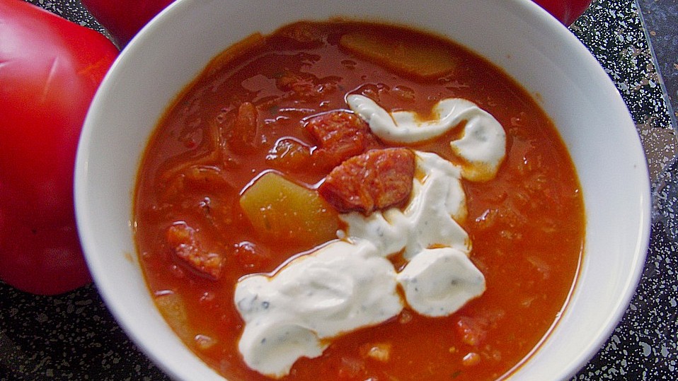 Sauerkraut-Paprika-Suppe von UlrikeM