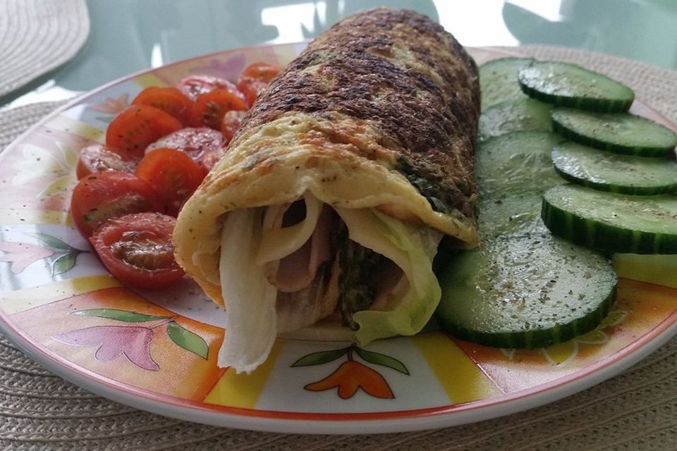 Low Carb Frühstücks-Wraps