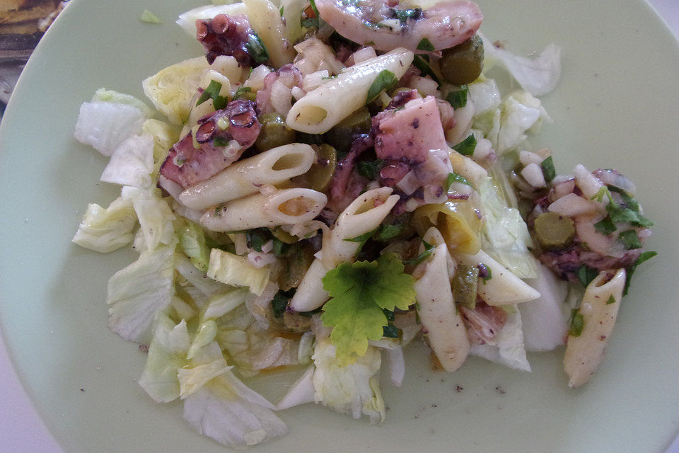 Nudel-Pulpo-Salat