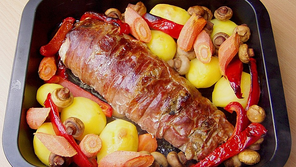 Schweinelende im Prosciutto - Mantel von cayetana