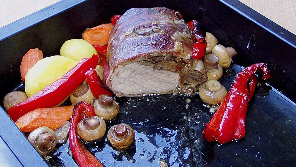 Schweinelende im Prosciutto - Mantel von cayetana