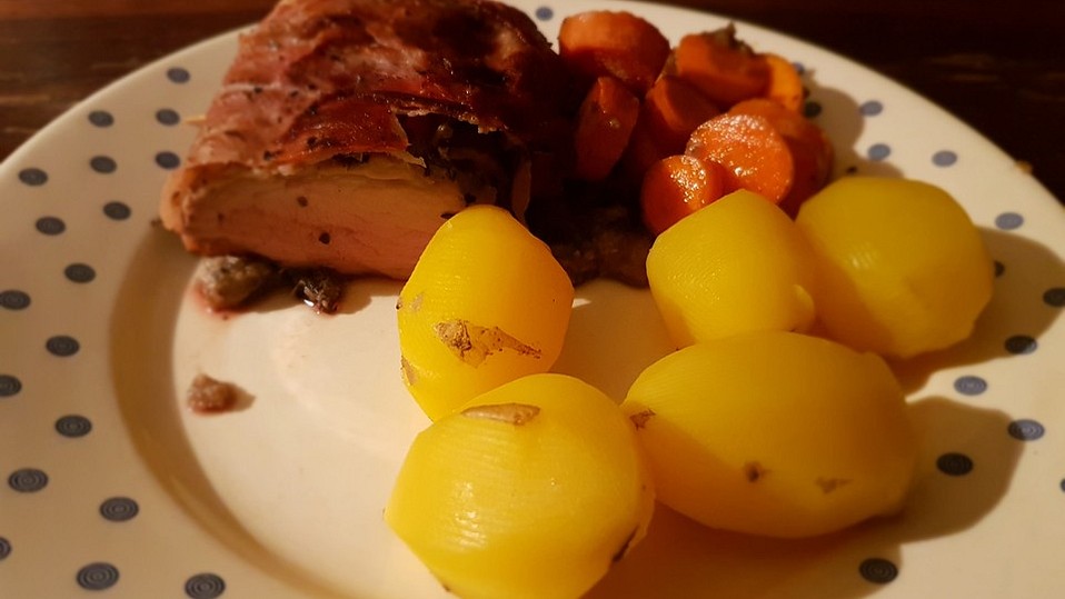 Schweinelende im Prosciutto - Mantel von cayetana