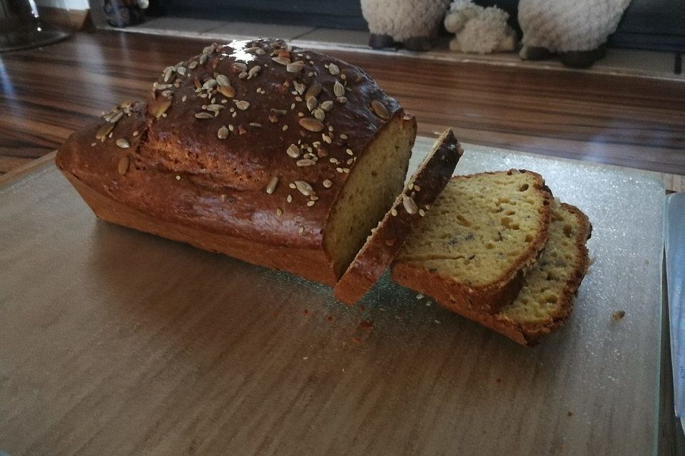 Low carb Dinkel-Kichererbsen-Brot