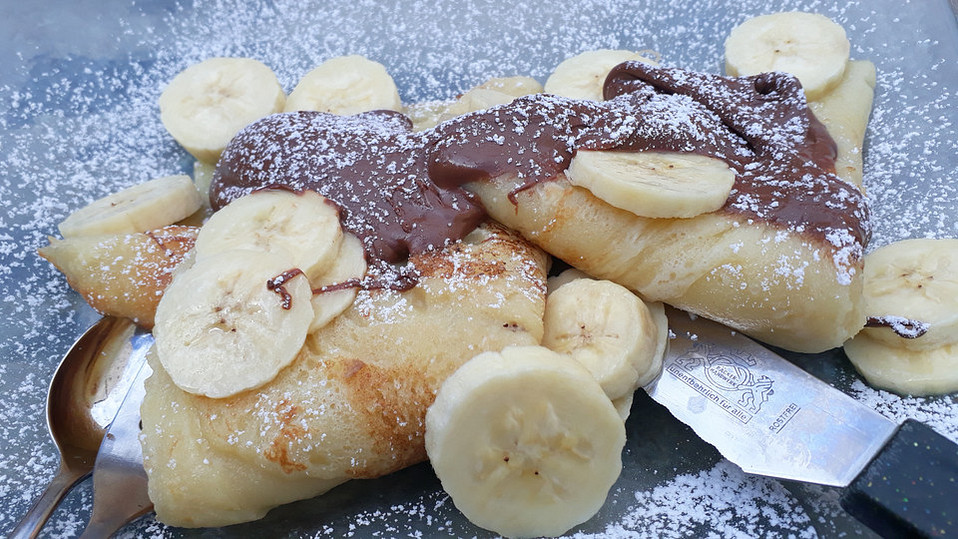 Bananen-Nutella-Pfannkuchen von lenchen