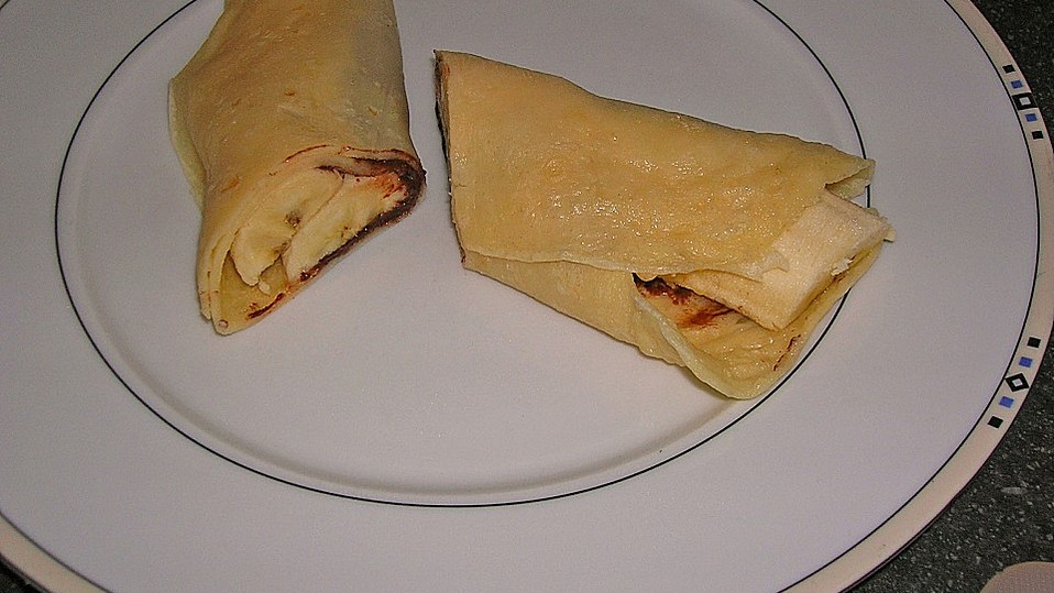 Bananen-Nutella-Pfannkuchen von lenchen