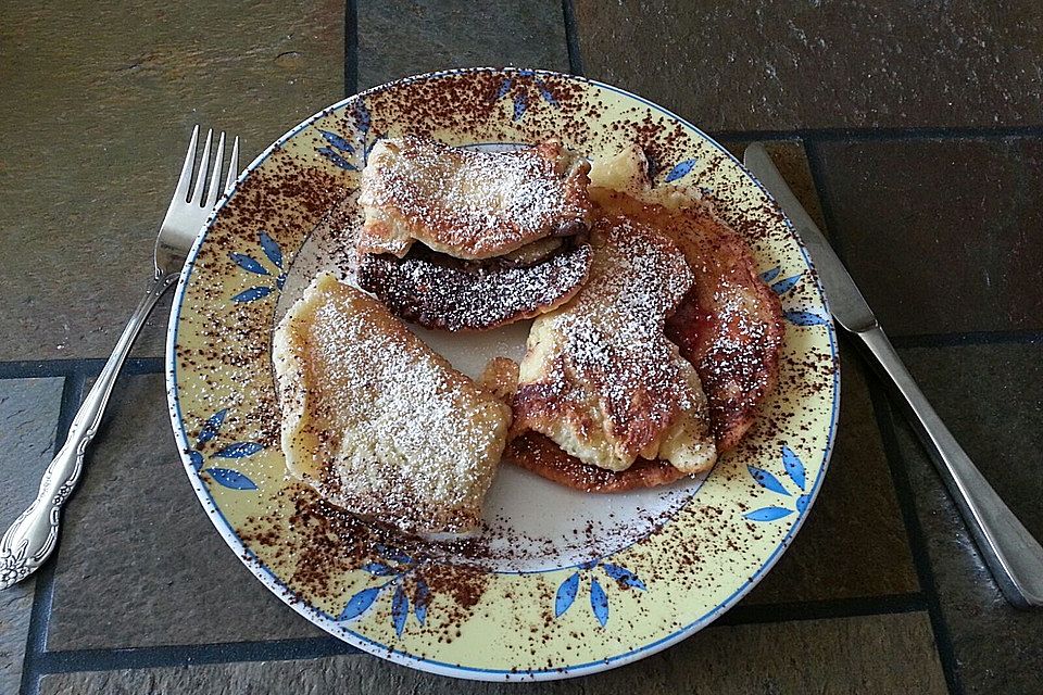 Bananen-Nutella-Pfannkuchen