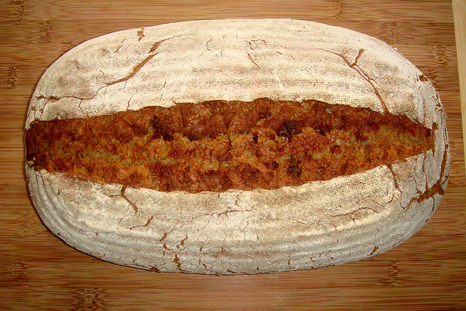 Roggenmischbrot mit Sauerteig