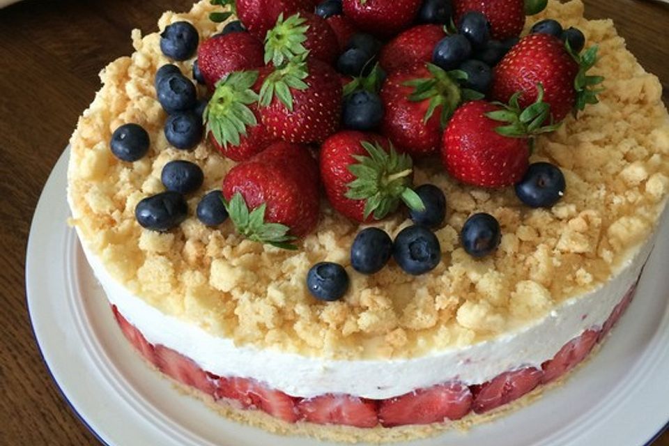 Streusel-Erdbeertorte Streusel-Erdbeertorte