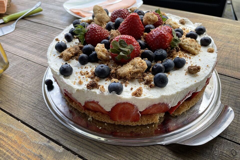 Streusel-Erdbeertorte Streusel-Erdbeertorte
