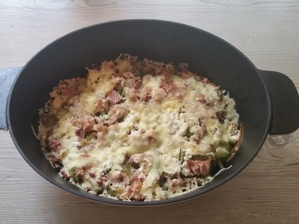 Hähnchen mit Frühlingsgemüse überbacken von dodith | Chefkoch