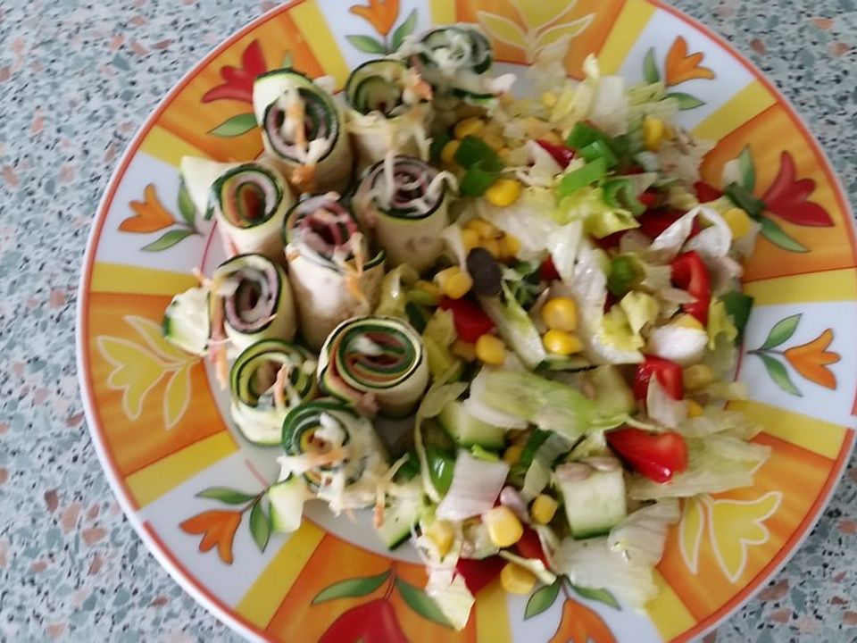 Zucchini-Schinken-Röllchen überbacken von SunnyKida| Chefkoch