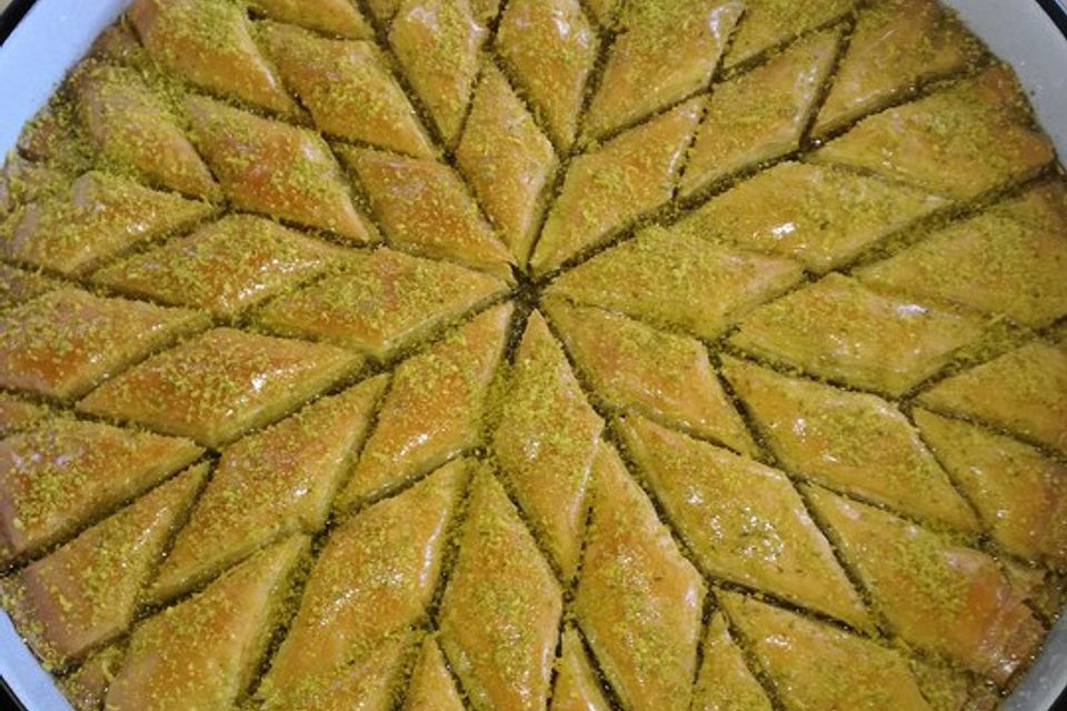 Selbstgemachte Baklava