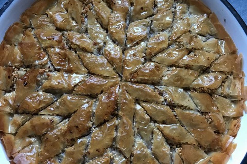 Selbstgemachte Baklava