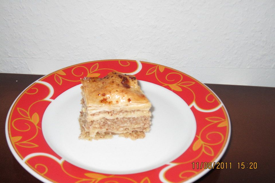 Selbstgemachte Baklava