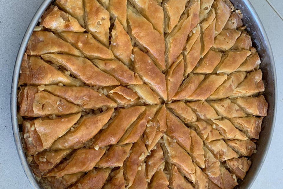 Selbstgemachte Baklava