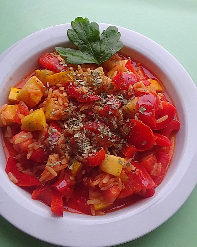 Tomaten-Curry-Reis