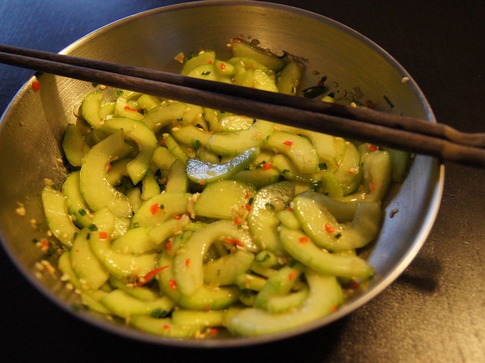 Scharfer koreanischer Gurkensalat von estesta| Chefkoch