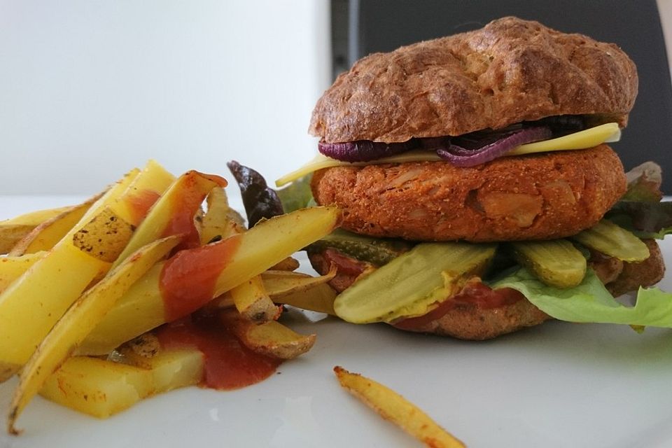 Vegane Low Carb BBQ-Burger