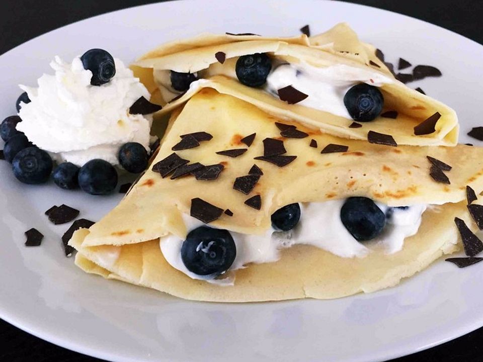 Blaubeercrêpes