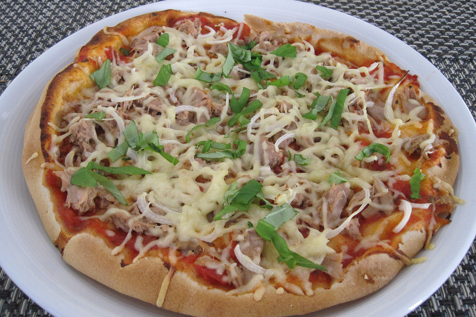 Arabische Thunfischpizza