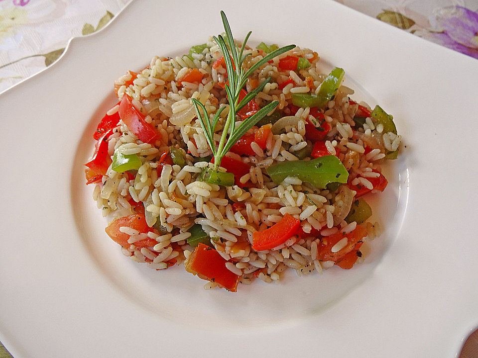 Griechische Reispfanne von Dorothea!| Chefkoch