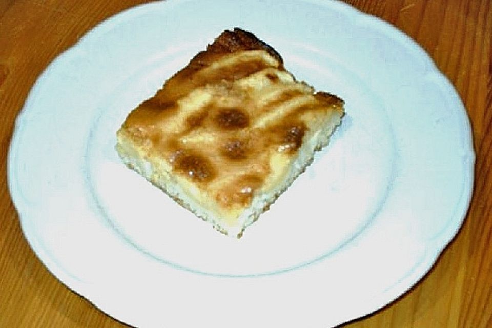 Apfelkuchen mit Aprikosencreme