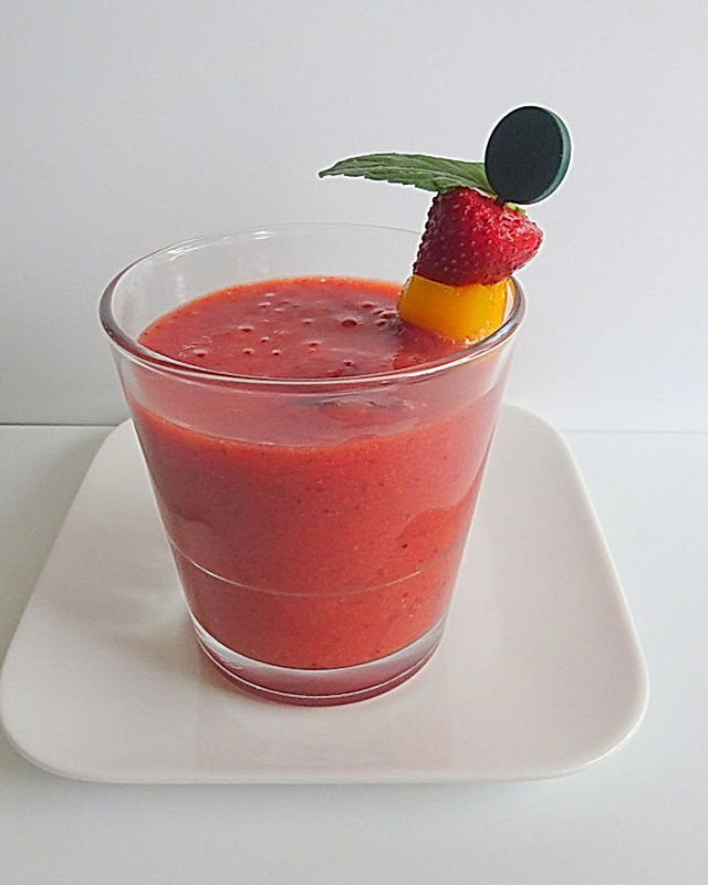 Erdbeer-Orangen-Drink
