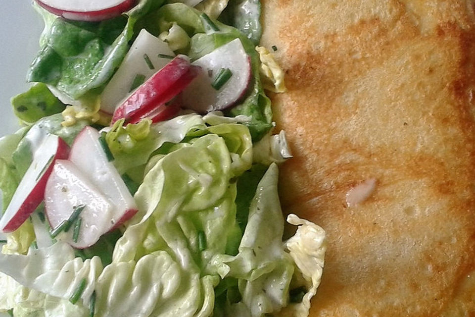 Blattsalat mit Radieschen