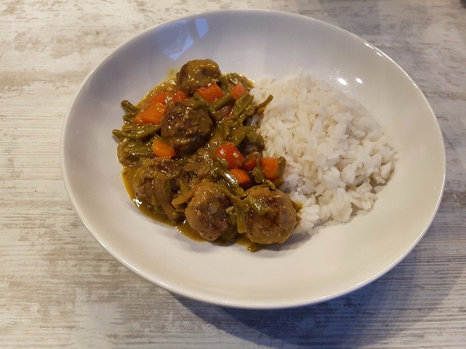 Gemüse-Curry mit Hackbällchen von Fastjaq| Chefkoch