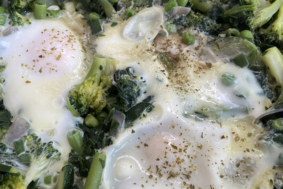 Grünes Shakshuka à la Gabi