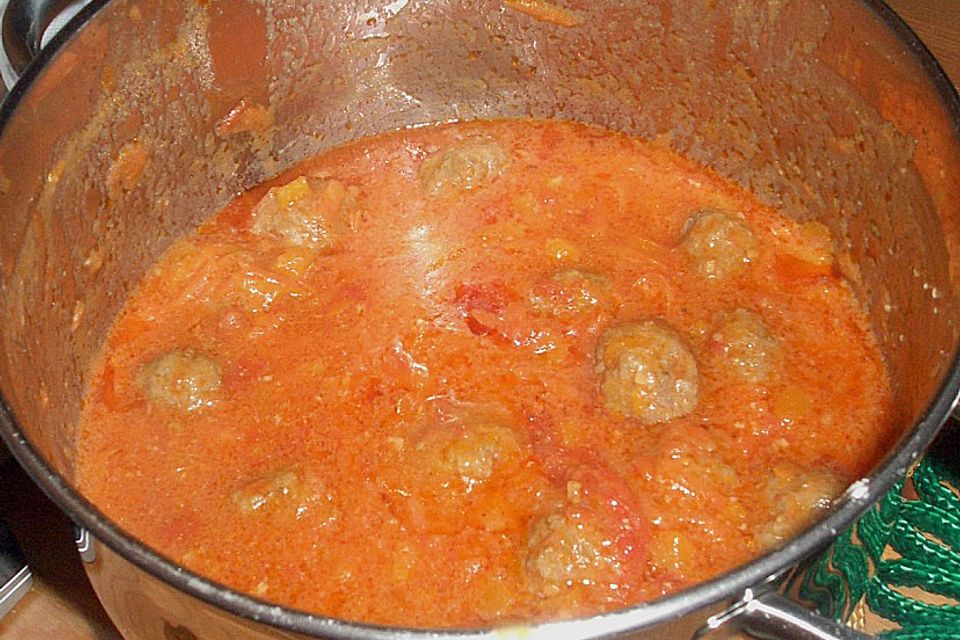 Albondigas in Tomatensauce